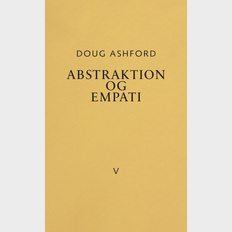 Abstraktion Og Empati - Doug Ashford - Bog