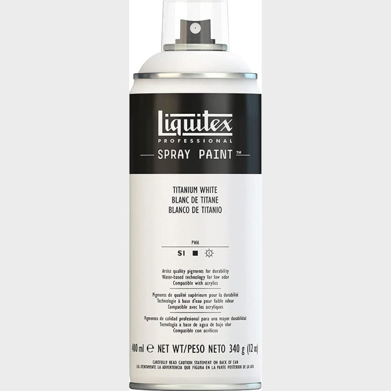 Liquitex - Spraymaling - Titanium White 400 Ml