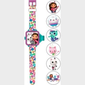 Accutime - Projektor Ur Lcd Gabbys Dukkehus