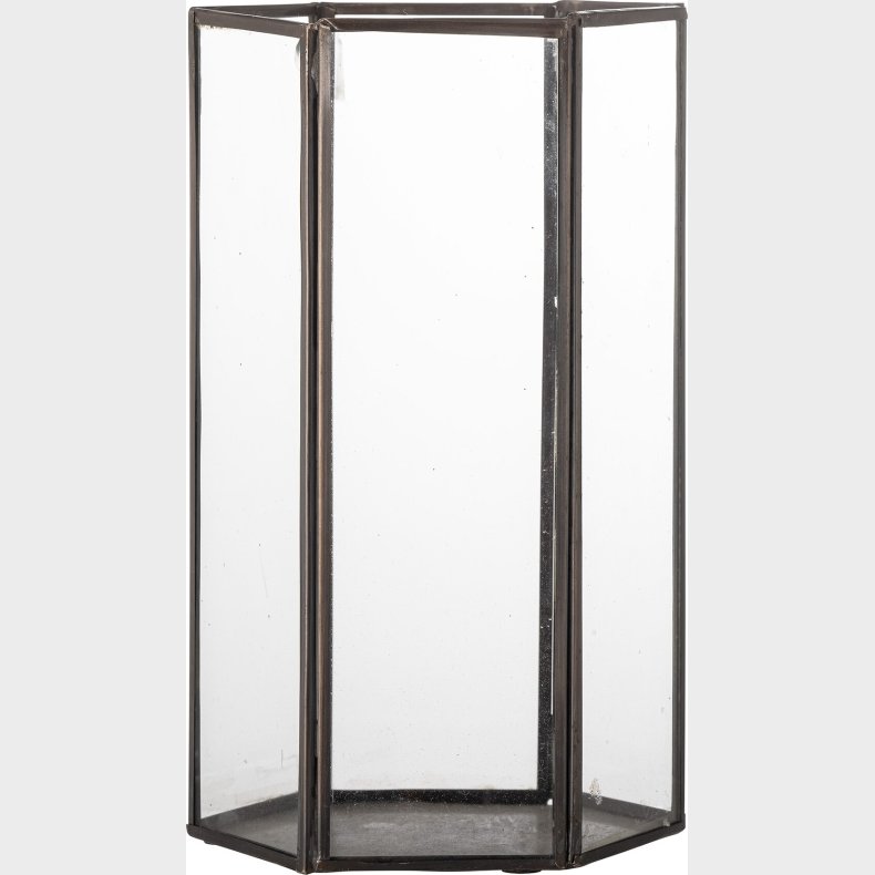 Bloomingville - Acentia Lanterne - Kobber Metal - Glas