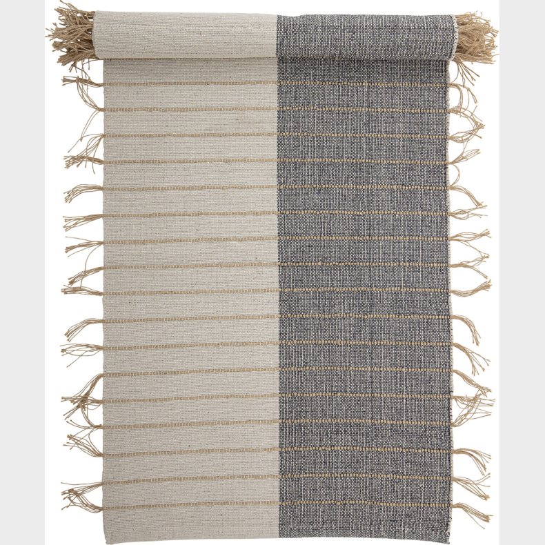 Bloomingville - Aciano Tppe - Natur - Bomuld - 80x250 Cm