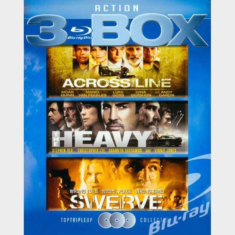 Across The Line // The Heavy // Swerve - Blu-Ray