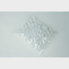 Drbeformede Perler - Klar - 22 Mm - 50 Stk