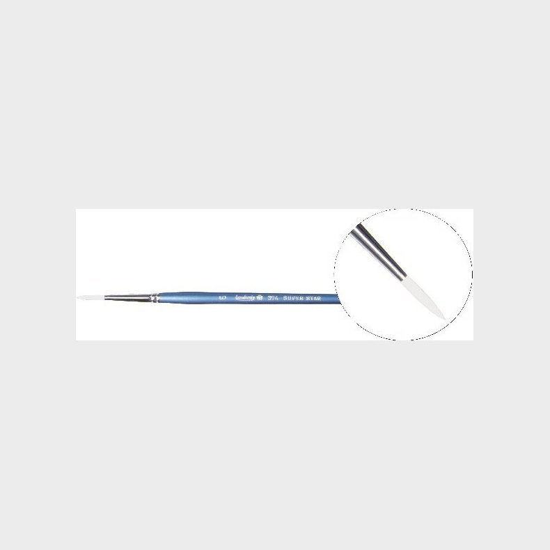 Pensel Til Akrylmaling - Str. 5 - Leonhardy