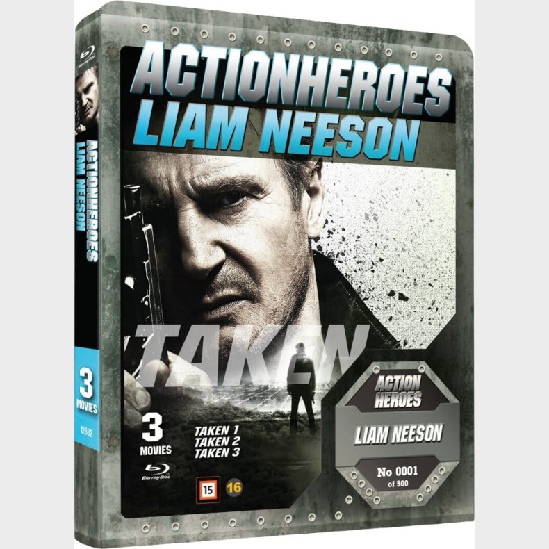 Action Heroes: Liam Neeson - Steelbook - Blu-Ray