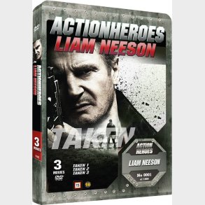 Action Heroes: Liam Neeson : Taken 1-3 - Steelbook - DVD - Film