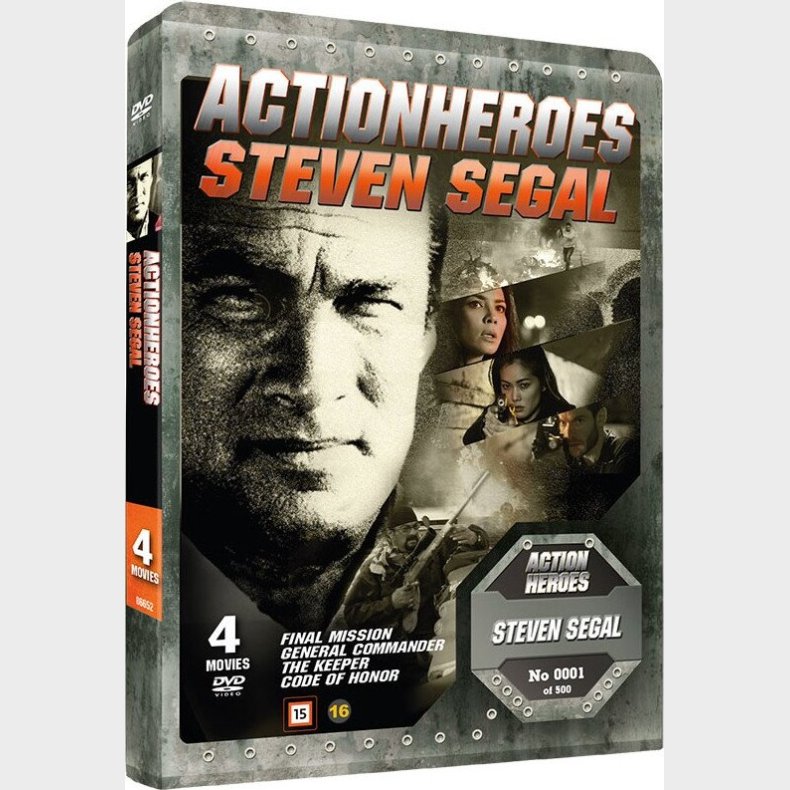 Action Heroes: Steven Seagal - Steelbook - DVD - Film