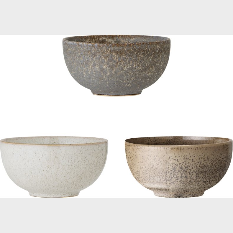 Bloomingville - Addison Skl - Gr - Stentj Keramik - 3 Stk