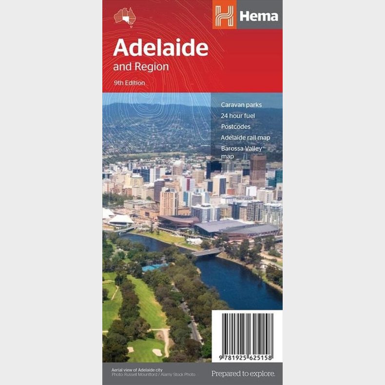Hema Maps - Adelaide And Region - English book