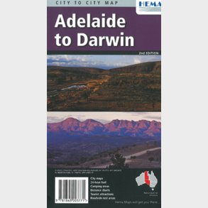 Hema Maps - Adelaide To Darwin City - English book