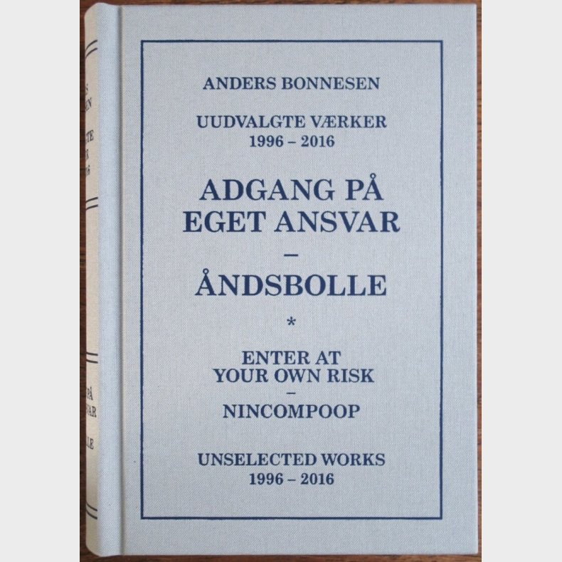 Adgang P Eget Ansvar - ndsbolle - Anders Bonnesen - Bog
