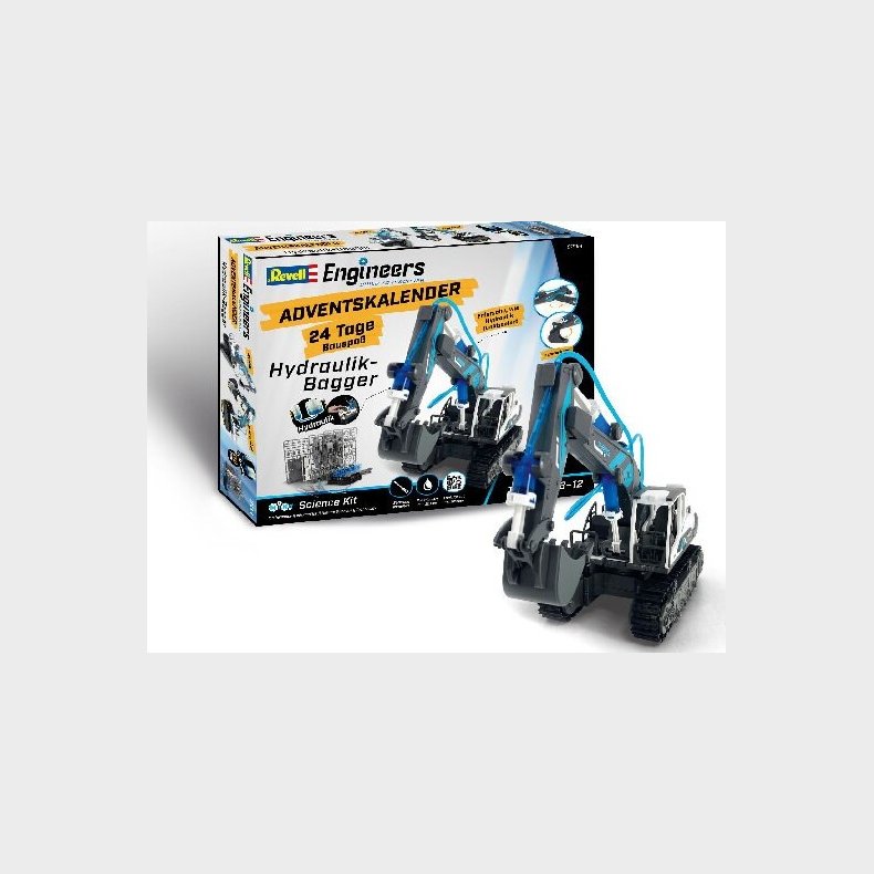 Revell Engineers - Adventskalender - Hydraulik Bagger - 1:24 - 01054