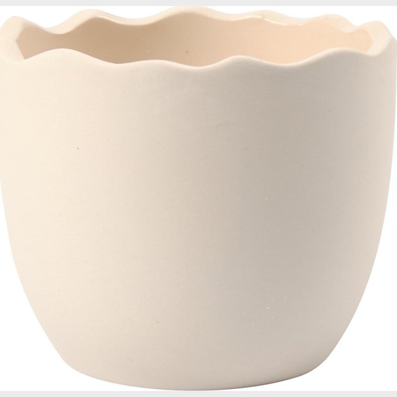 �ggeskal - H 6,3 Cm - � 7,5 Cm - Hvid - 24 Stk.