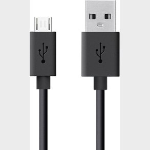 Micro Usb Kabel - 1 M - Han-til-han - Sort