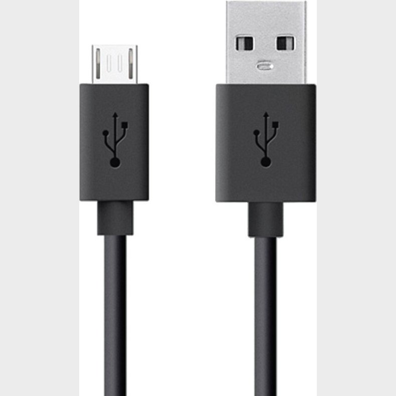 Micro Usb Kabel - 1 M - Han-til-han - Sort