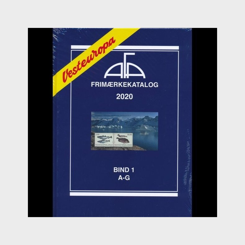 Afa Frimrkekatalog Vesteuropa 2020 - Bind 1 - Bog
