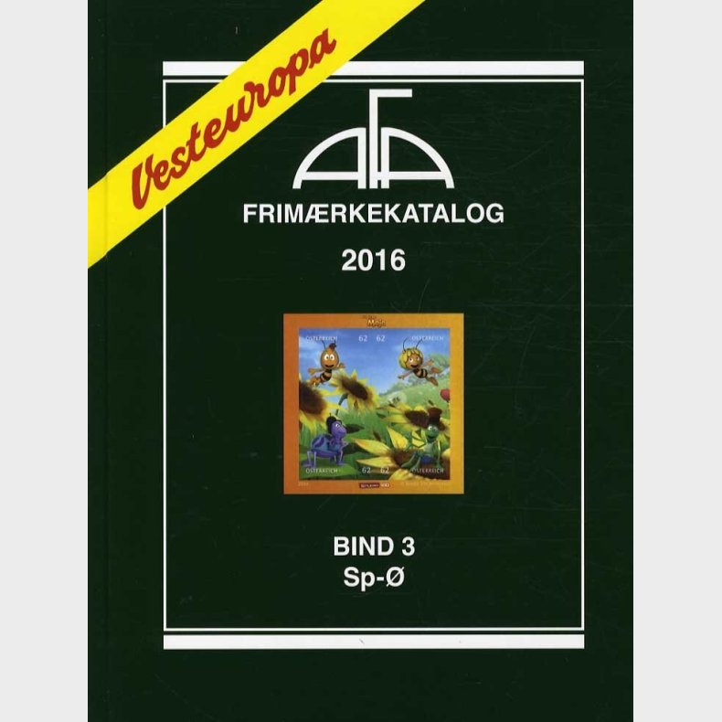 Afa Frimrkekatalog 2016 - Vesteuropa Bind 3 - Sp- - Bog