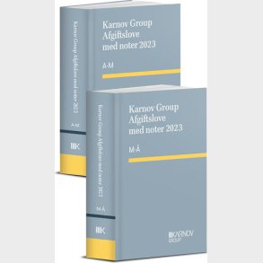 Afgiftslove Med Noter 2023 - Bog