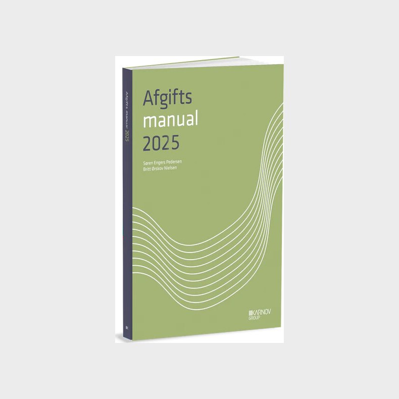 Afgiftsmanual 2025 - Sren Engers - Bog