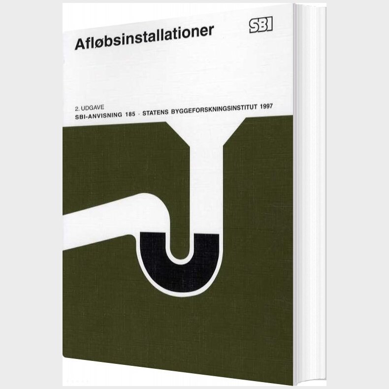 Sbi-anvisning 185 - Aflbsinstallationer - Erik Brandt - Bog