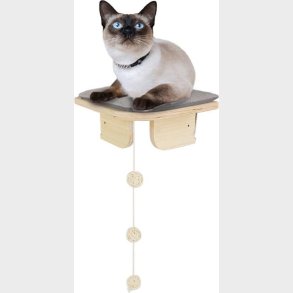 Afp - Skywalk Corner Platform - Vghngt Kattembel Med Bolde I Snor - 26cm