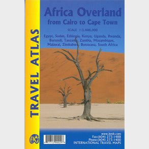 Africa Overland: Cairo To Cape Town Travel Atlas - English book