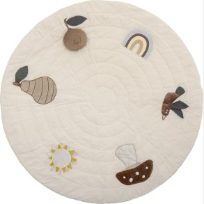 Bloomingville Mini - Agnes Legetppe - Hvid - Bomuld -  100 Cm