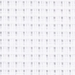 Aidastof - Str. 50x50 Cm - 24 Tern Pr. 10 Cm - Hvid - 1 Stk.