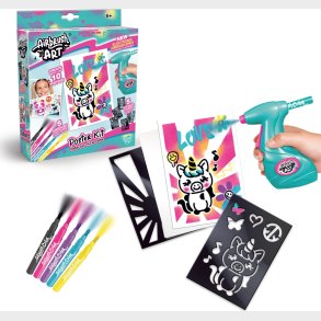 Airbrush Art - Lav Selv Mini Plakat S�t - 21 Dele