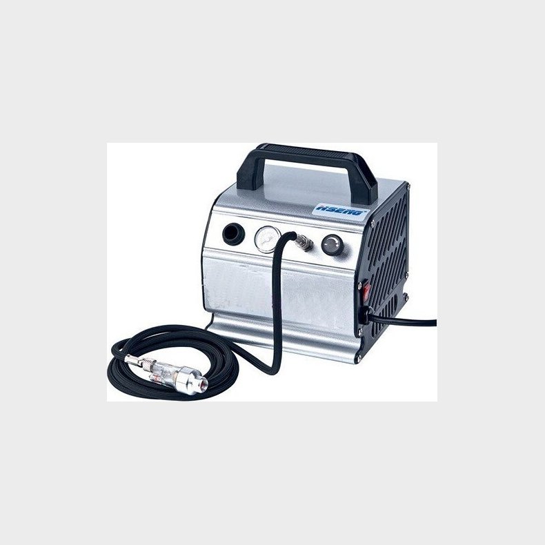 Panzag - Kompressor Til Airbrush - Med Luftslange + Filter - As176