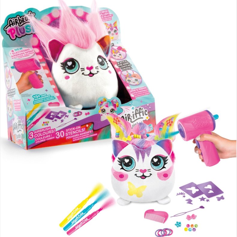 Airbrush Plush - Hair'iffic 17 Cm Squish Pal - Precious