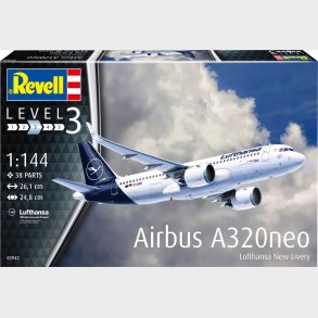 Revell - Airbus A320neo Fly Byggest - 1:144 - Level 3 - 03942