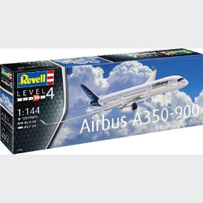 Revell - Airbus A350-900 Fly Byggest - 1:144 - Level 4 - 03881