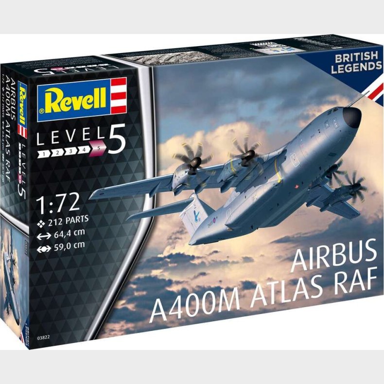 Revell - Airbus A400m Atlas Modelfly Byggest - Level 5 - 03822