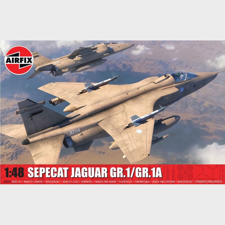 Airfix - Sepecat Jaguar Gr.1/gr.1a Fly Bygges�t - 1:48 - A11010