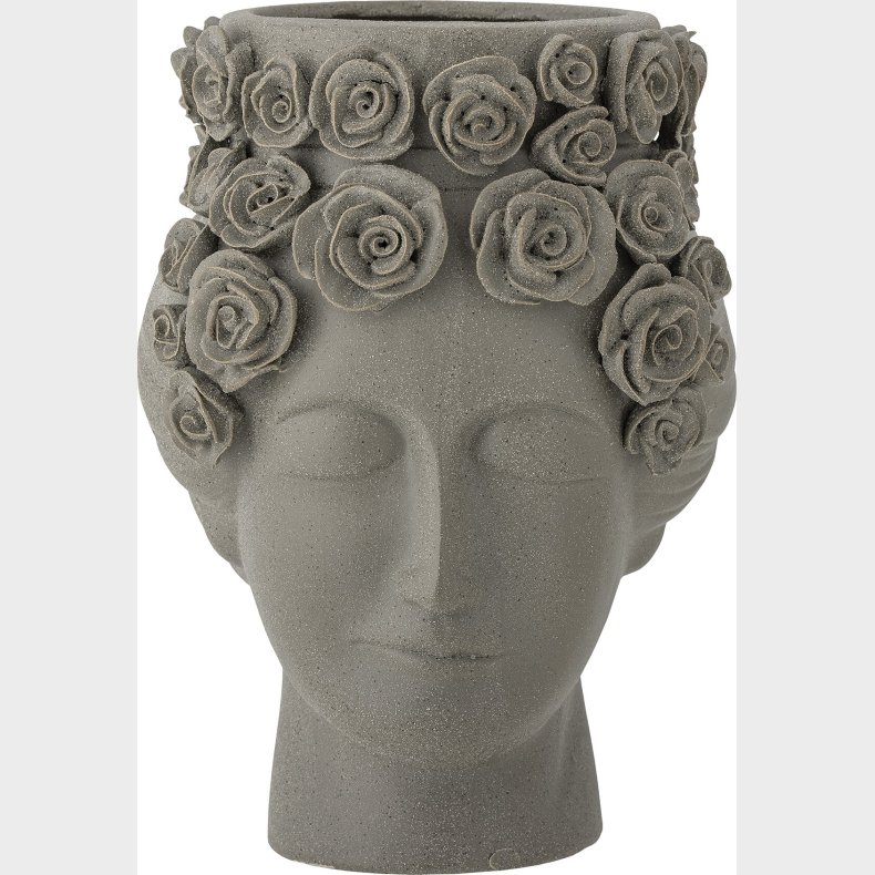 Bloomingville - Akira Vase - Gr - Stentj - H 30 Cm