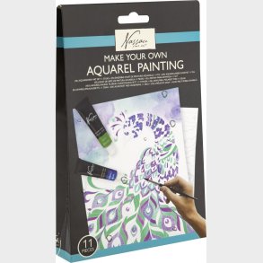 Akryl Watercolor Maling - Art St 11 Dele