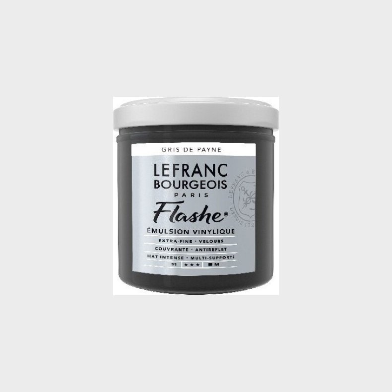 Lefranc & Bourgeois - Akrylmaling - Flashe - Paynes Grey 125 Ml