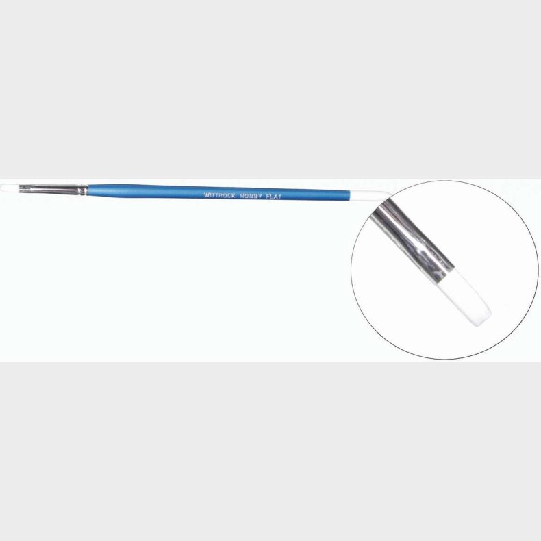 Pensel Til Akrylmaling - Flad - Str. 4 - Leonhardy