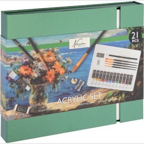 Nassau Fine Art - Akrylmaling St - 21 Dele