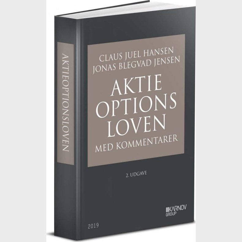 Aktieoptionsloven Med Kommentarer - Claus Juel Hansen - Bog