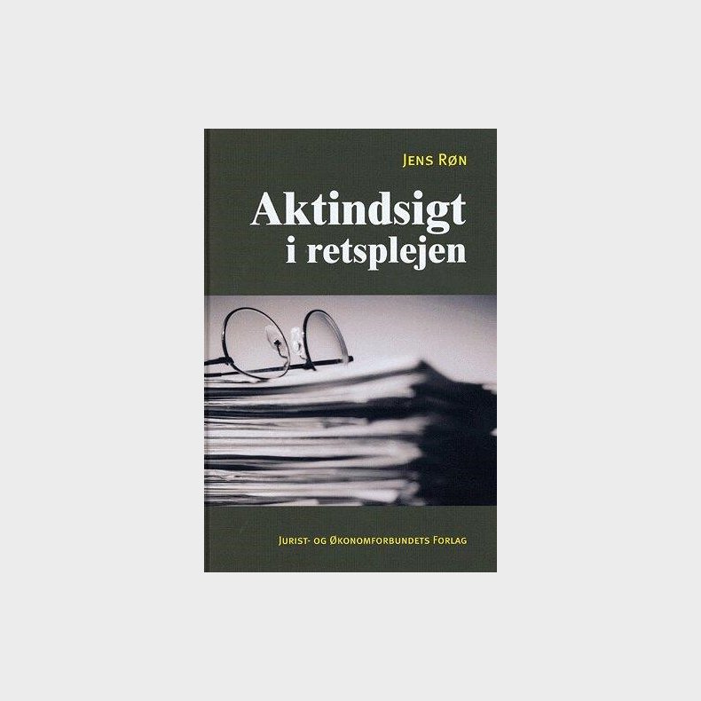 Aktindsigt I Retsplejen - Rn J - Bog