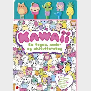Aktivitetsbog Med Blyanter: Kawaii - Bog