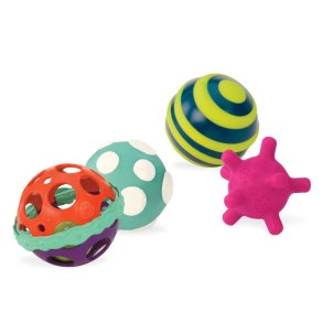B. Toys | Aktivitetsbolde - Ball-a-Balloos, 4 stk