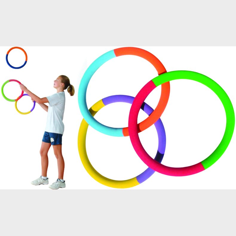 Spordas | Aktivitetsringe - st m. 3 stk