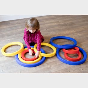Educational Advantage | Aktivitetsringe i 3 strrelser, 9 stk i alt