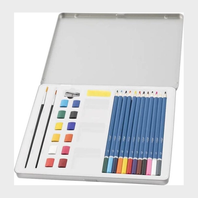 Akvarel Starts�t - 25 Dele I Metal�ske - Nassau Fine Art