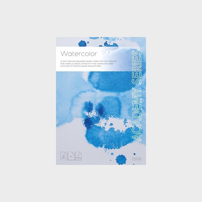Akvarelblok Academy A4 315 G - 15 Ark