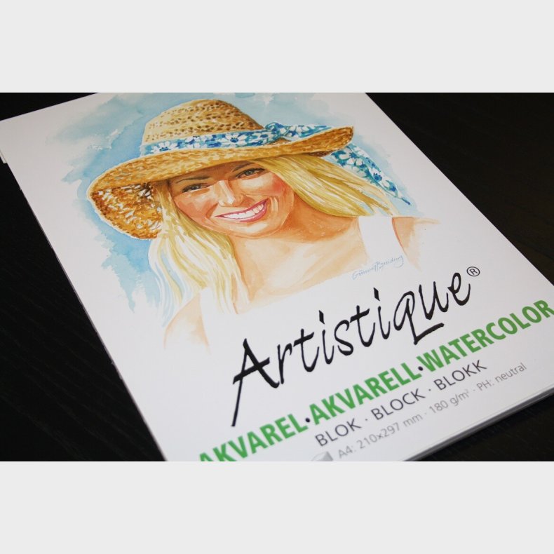 Akvarelblok Artistique A4 180 G - 20 Ark