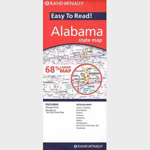 Alabama State Map - Rand Mcnally - English book